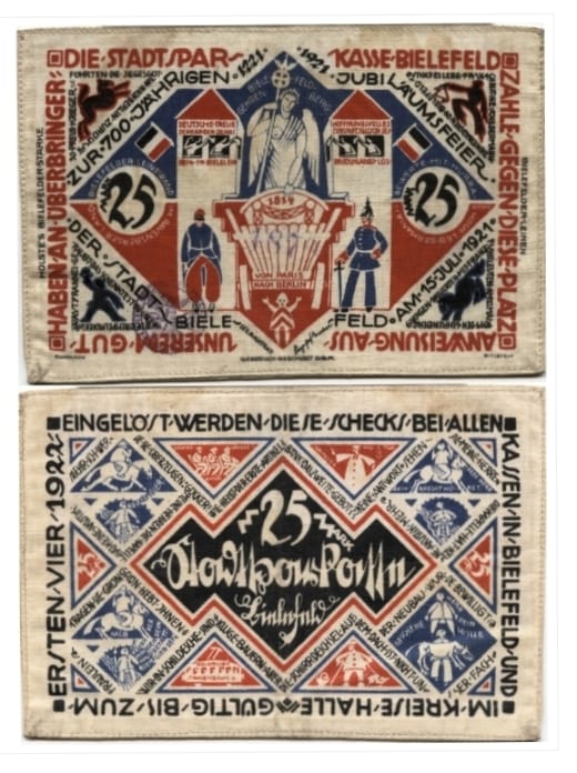 பணமாகப் பயன்படுத்தப்பட்ட பட்டுதுணி!