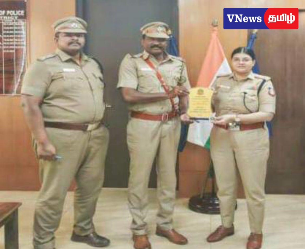 வாலாஜாபேட்டை காவல் நிலையத்திற்கு முதலமைச்சர் விருது