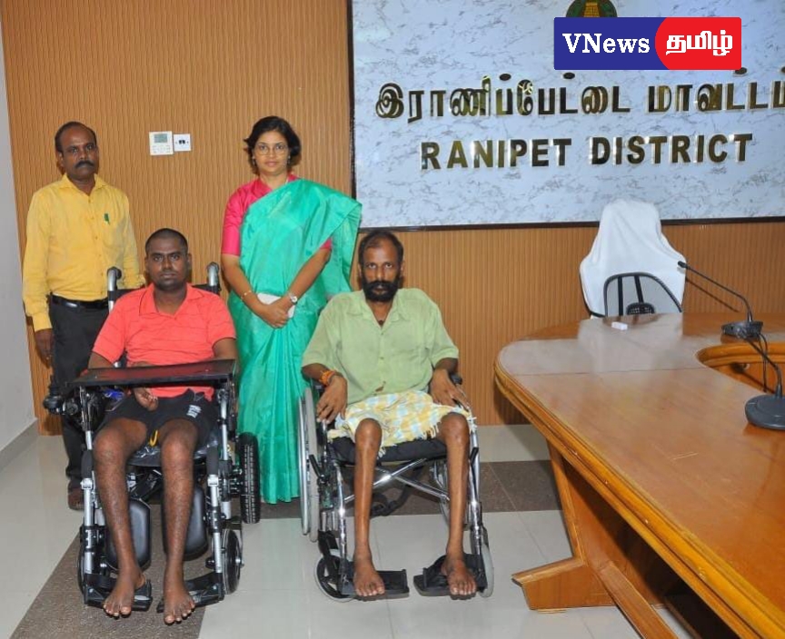 மாற்றுத்திறனாளிகளின் கோரிக்கையை நிறைவேற்றிய மாவட்ட ஆட்சியர்