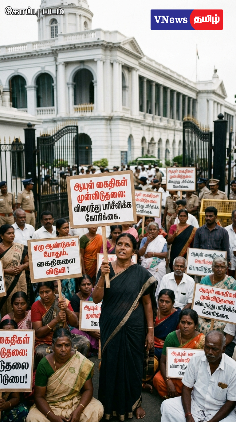 ஆயுள் கைதிகள் முன்விடுதலை: விரைந்து பரிசீலிக்க கோரிக்கை.